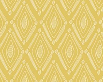 Wandering Bliss Yellow - Stephanie Organes - PER QUARTER METRE Wandering Bliss Yellow - Stephanie Organes - PER QUARTER METRE
