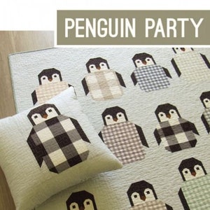 Penguin Party Quilt Pattern by Elizabeth Hartman