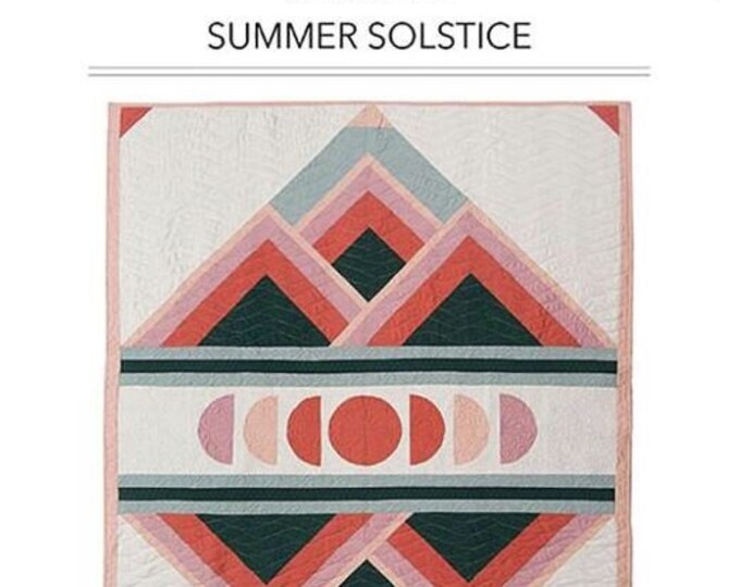 Alderwood Studio Summer Solstice Quilt Pattern PAPER Etsy