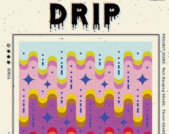 Taralee Quiltery DRIP Quilt Pattern (PAPER)