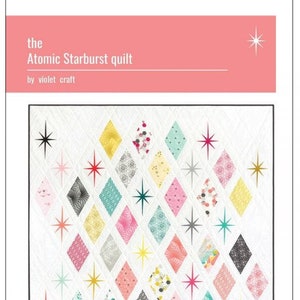 Atomic Starburst Quilt Pattern by Violet Craft