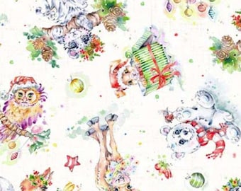 SALE P&B Textiles Little Darlings Christmas Animal Toss