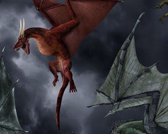 Timeless Treasures DRAGON'S LAIR Dragon's Battle