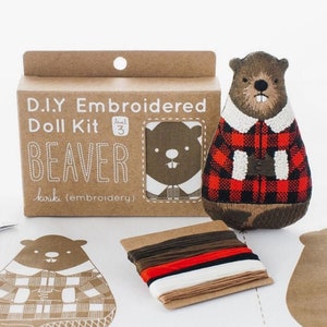 KIT Kiriki Press Embroidery Kit BEAVER