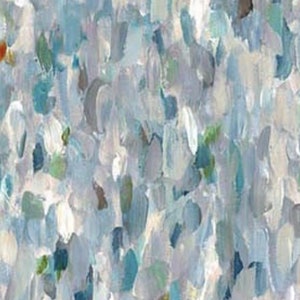 May include: Abstract fabric with a blue, gray, and white color scheme. The fabric has a textured, brushstroke-like pattern. The fabric is from Michael Miller Fabrics.