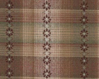 STOF Fabrics Tochio Yarn Dyed WOVEN Daisy Stripe Rose