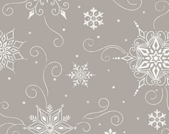 108" WIDEBACK - Riley Blake - Snowed in by Heather Peterson - Gray - Etsy
