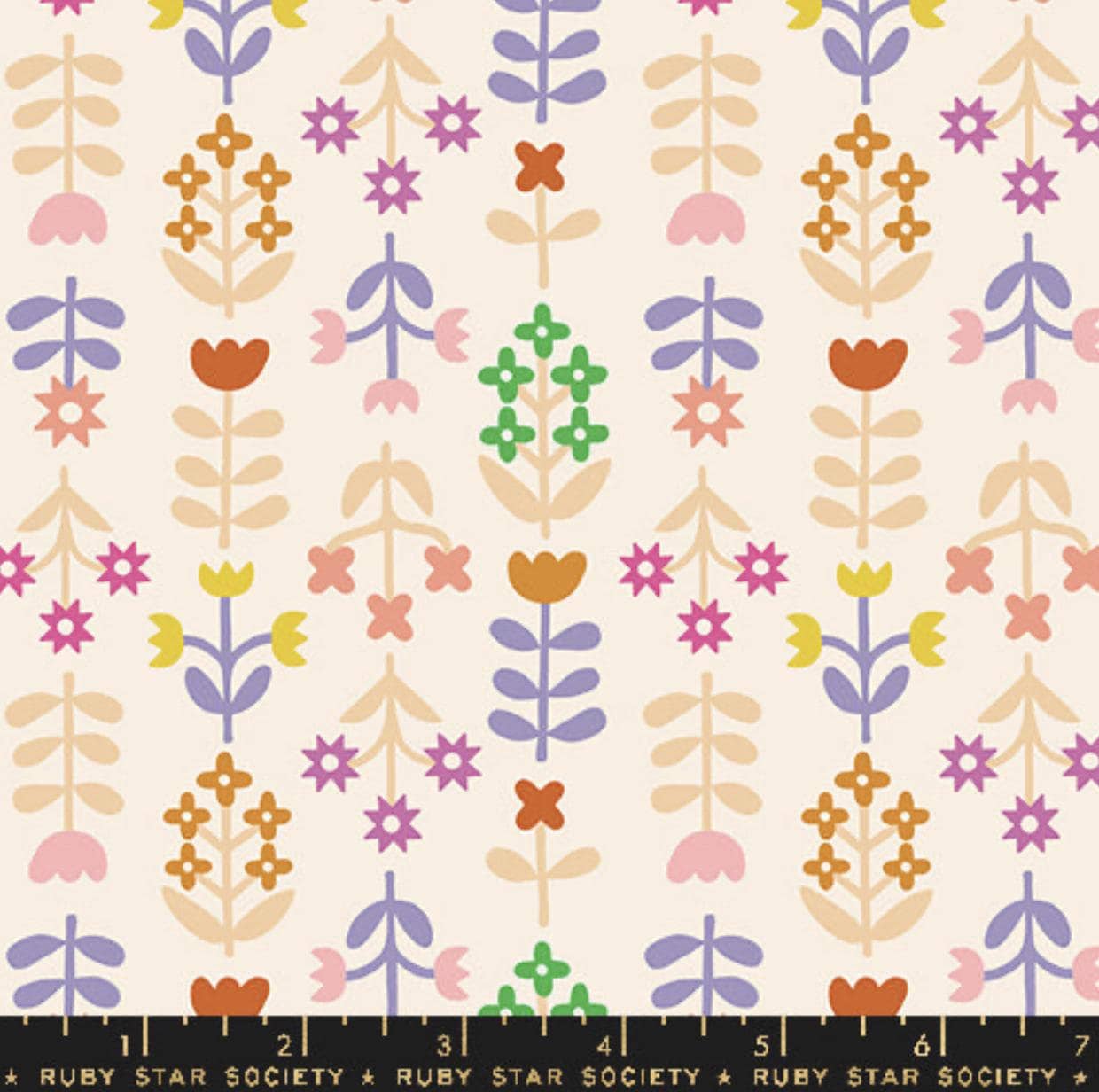 Moda Ruby Star Society FAVORITE FLOWERS Meadow Natural