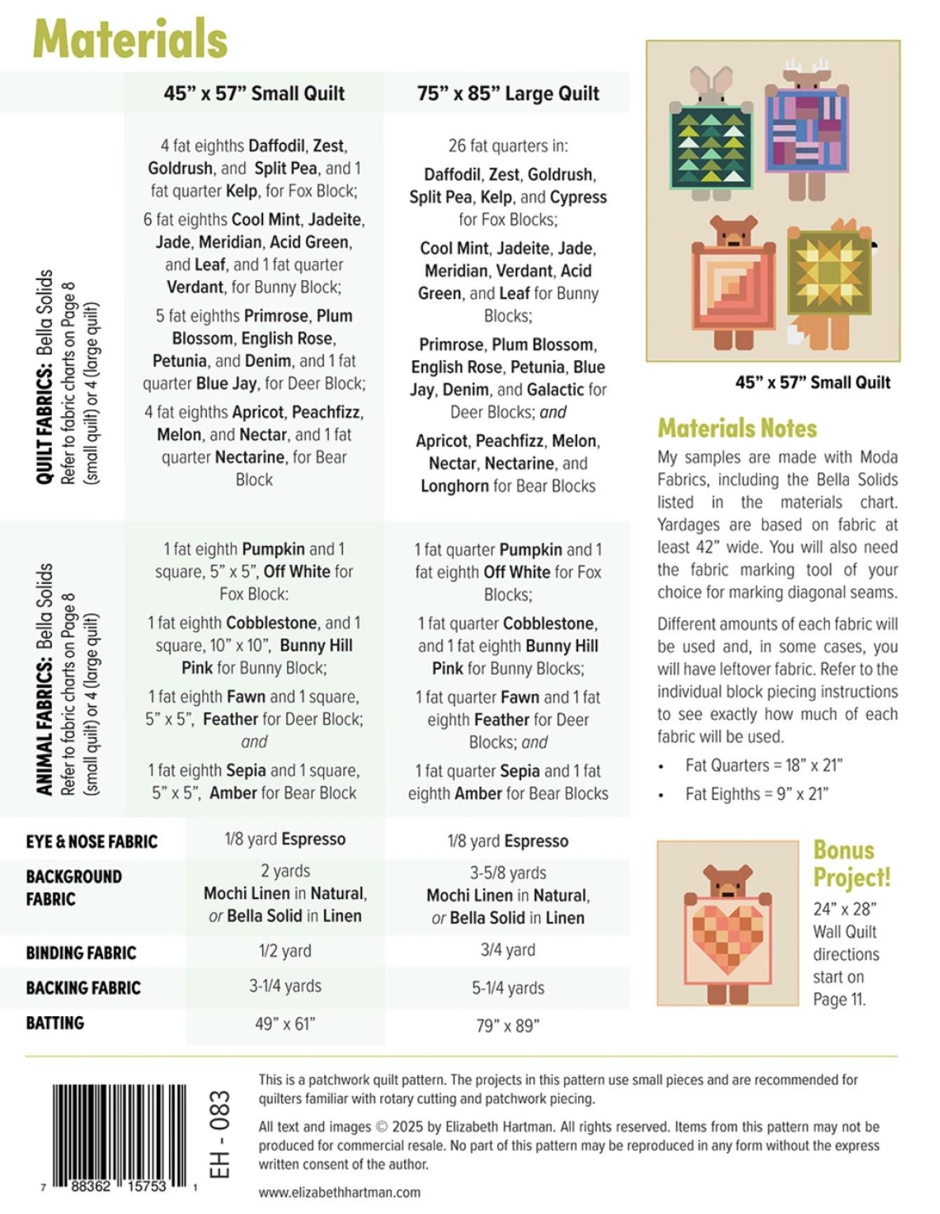 SHOW AND TELL Quilt Pattern by Elizabeth Hartman - Etsy