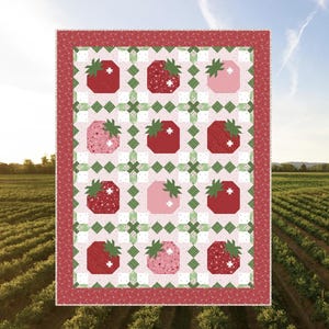 STRAWBERRY BASKET by Sew a Story Quilt Pattern (Paper)