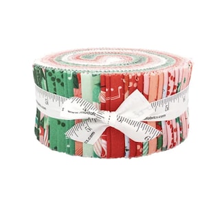 Moda TINY CHRISTMAS by Lizzy House Jelly Roll
