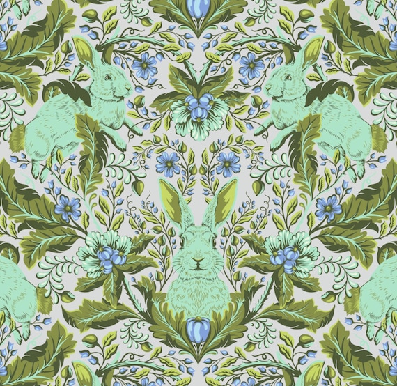 Free Spirit Full Moon Forest II by Tula Pink Hoppy Go Lucky Starlight