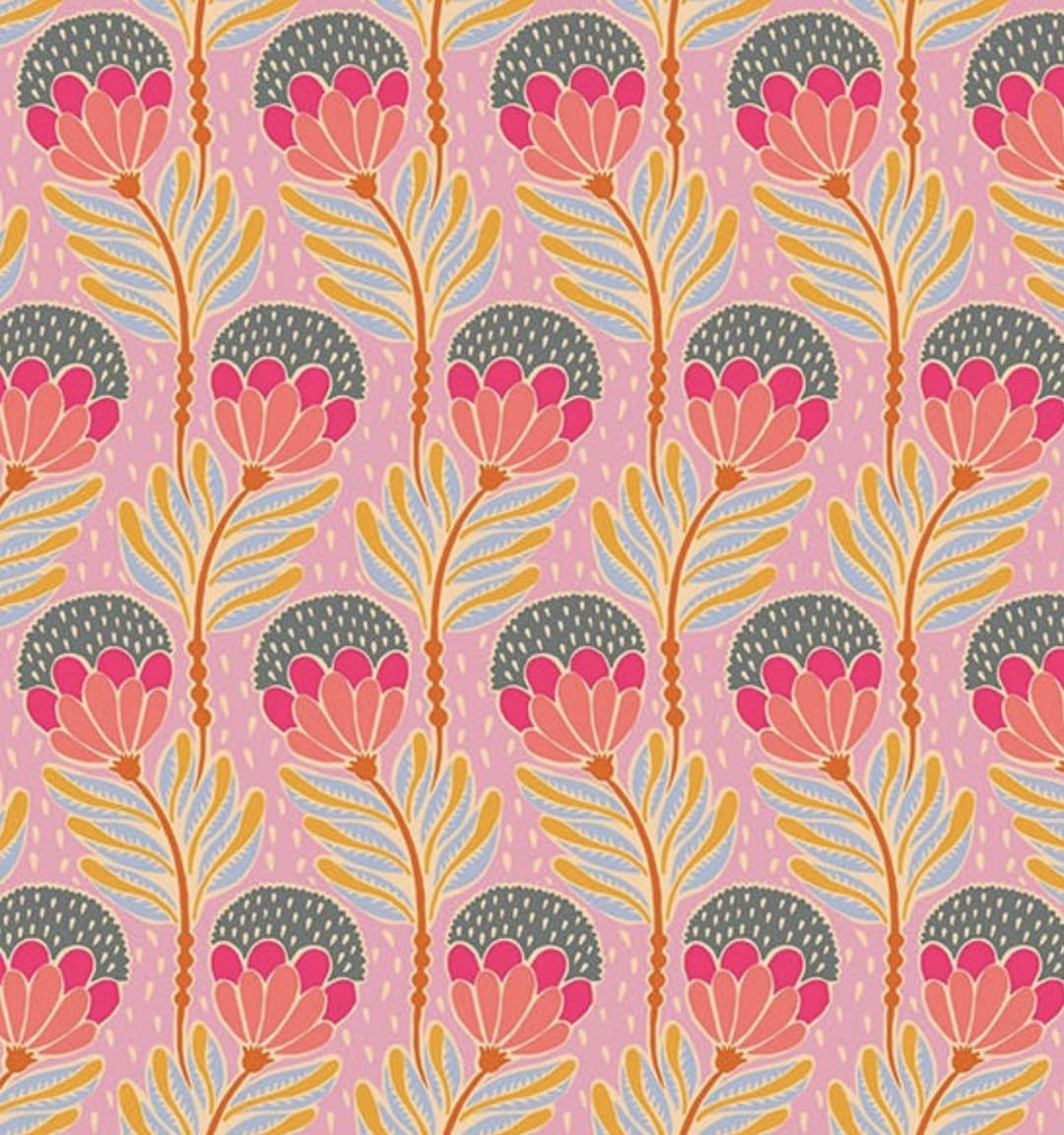 Northcott Fabrics Anna Maria Textiles SHOOTING STAR Bouncy Blooms