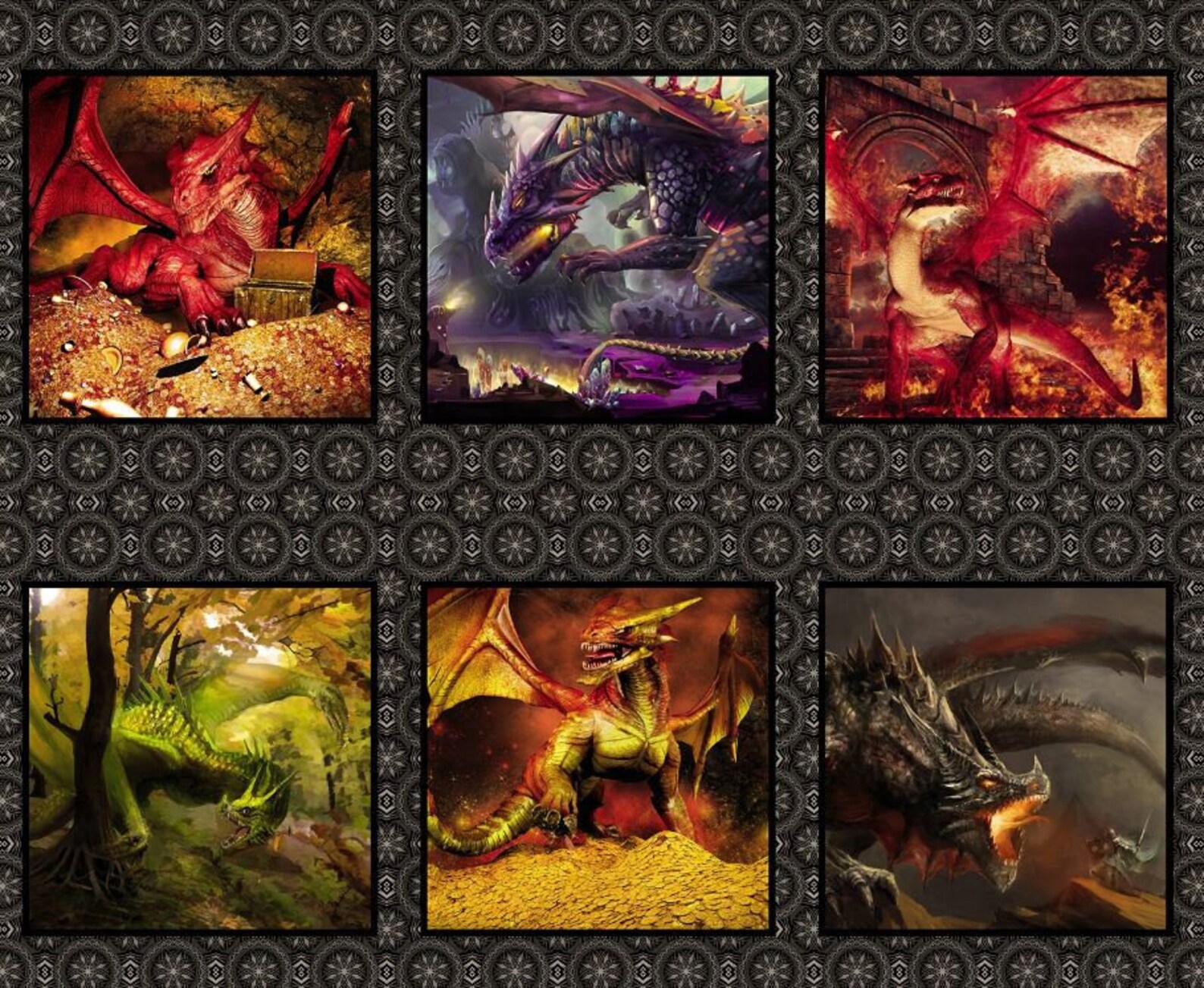 LAST PANEL in the Beginning DRAGONS by Jason Yenter Red Fury Squares