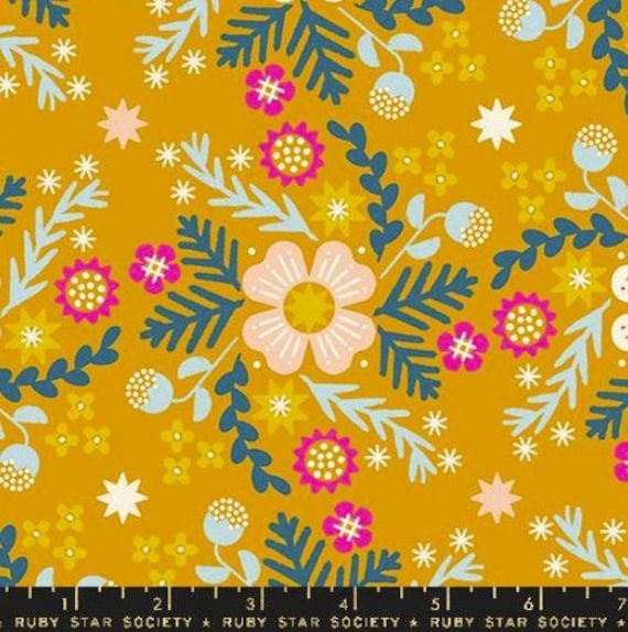 Pivot: Wild Flower CANVAS in Goldenrod Pivot: Wild Flower CANVAS in Goldenrod
