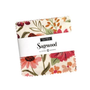 Moda SAGEWOOD by Crystal Manning MINI Charm Pack
