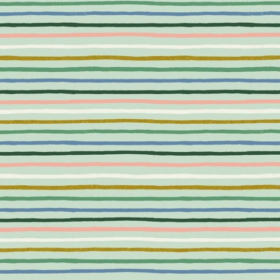 Orchard: Happy Stripe in Mint Orchard: Happy Stripe in Mint