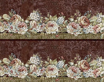 In the Beginning CARPET BAG ROMANCE by Jason Yenter Red Border Stripe