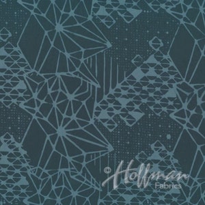 BATIK Hoffman ME + YOU Batiks Geo Mix Dark Gray
