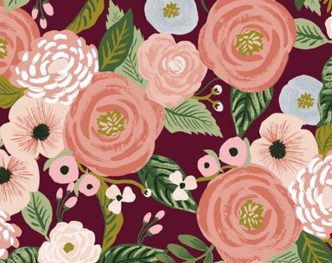 CANVAS Cotton Steel Rifle Paper Co. Garden Party Etsy