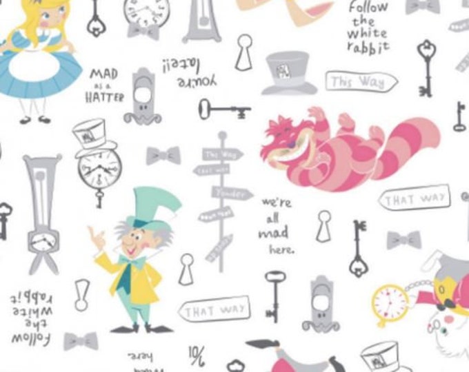 Camelot Alice in Wonderland Read the Directions White Etsy