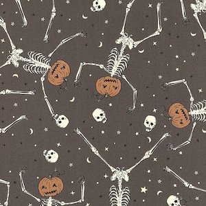 Moda HOME SWEET HAUNT by Stacy Iest Hsu Dancing Pumpkins Stone