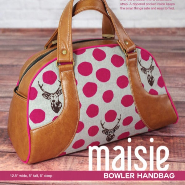 Swoon Sewing Patterns - Maisie Bowler Handbag Pattern