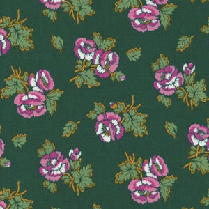 Figo Fabrics WILD ABANDON by Heather Bailey Unbound Teal (Green)