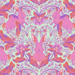 Free Spirit Full Moon Forest II by Tula Pink Hoppy Go Lucky Blossom
