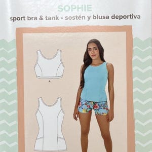 Sirena Patterns SOPHIE Sport Bra and Tank Pattern (PAPER)