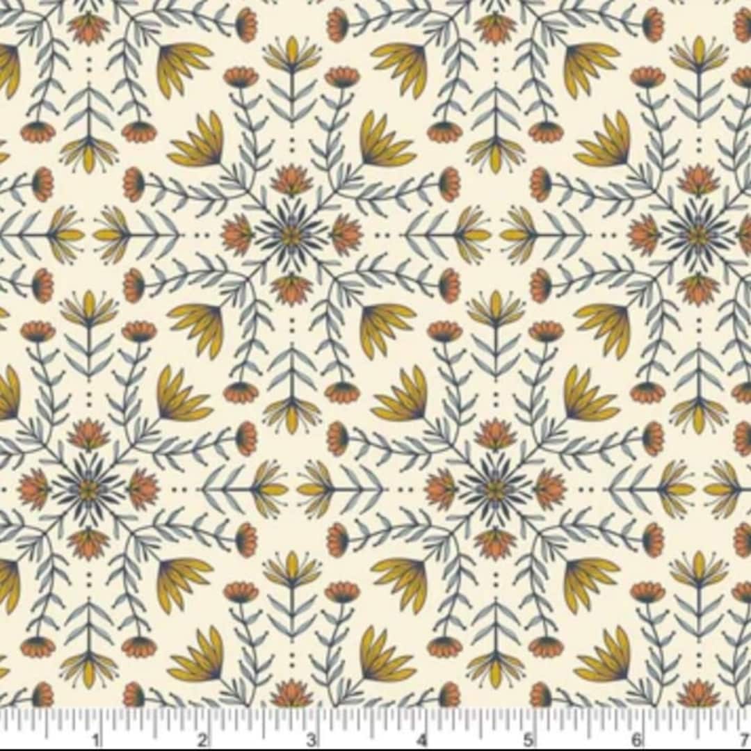 FAT QUARTER Phoebe Fabrics Spring Promises Fresh Blooms Dusk - Etsy