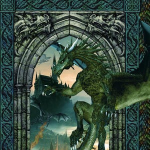 In the Beginning DRAGONS EMERALD REIGN by Jason Yenter Large Panel