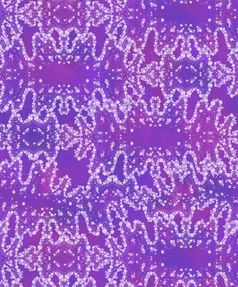 Paradise Falls by Hello Angel Bubbles Wilmington Prints Purple