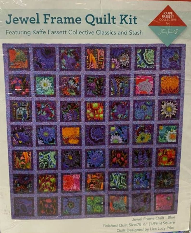 QUILT KIT Free Spirit Kaffe Fassett Collective Jewel Etsy