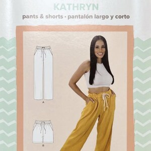 Sirena Patterns KATHRYN Pants and Shorts Pattern (PAPER)