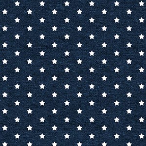 Wilmington Prints STARS OF VALOR Little Stars All Over Navy