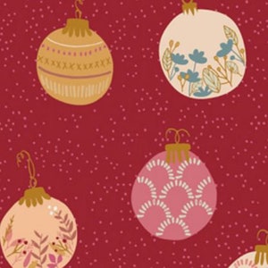 LAST YARD Art Gallery Fabrics Cozy & Magical by Maureen Cracknell Deck the Halls
