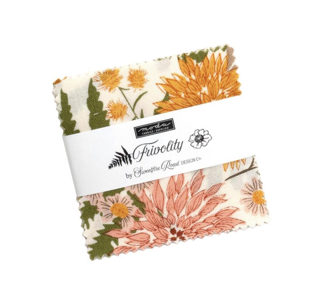 Moda FRIVOLITY by Sweetfire Road MINI Charm Pack - Etsy