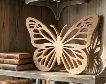 Butterfly, an original wooden sculpture, Scrollsaw pattern, digital download, Mothers Day Gift, High Quality JPGs, PDF, PNG