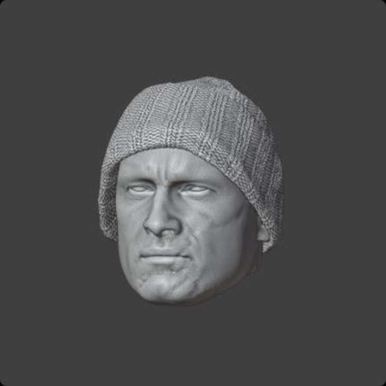 RENEGADES2-2 – 1:18 Scale Head STL – Action Figure Head – 3D Print File ...