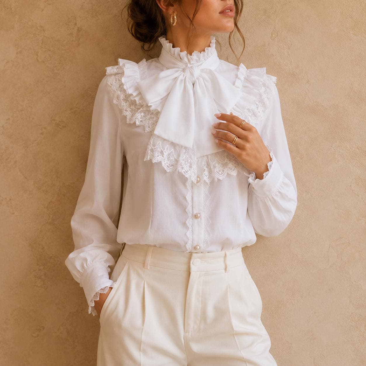2000s Ruffle Blouse - Etsy Canada