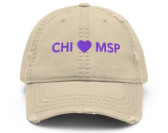 CHI Loves MSP Distressed Dad Hat