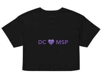 DC Loves MSP Women’s Crop Top
