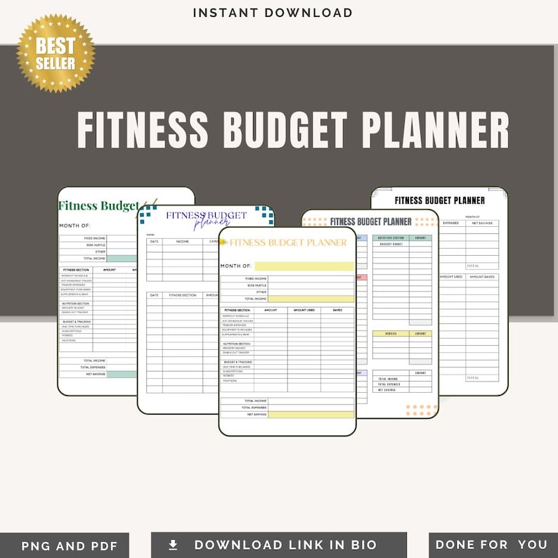 2026 Fitness Budget Planner: Workout, Finance Roadmap, Spending Audit ...