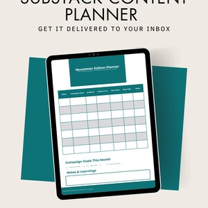 Kit de monetización de boletín informativo / Tarifas de patrocinio, planificador de niveles de pago y herramienta de seguimiento del crecimiento de suscriptores / PDF de Canva