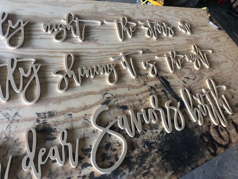 Custom Words / Wall Script / Personalize / White / Prop / Etsy