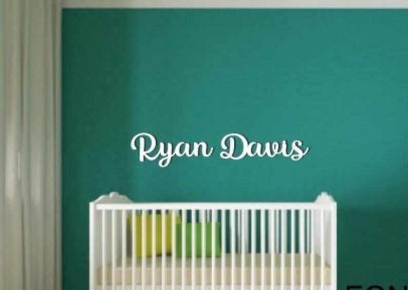 Oversized huge Wall Names Baby Nursery Kids Room Custom Etsy