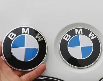 BMW Blue & White 82mm Front Emblem – OEM Part – Fits Multiple BMW Models