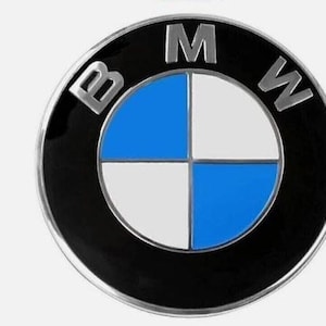 BMW Blue & White 74mm Rear Emblem – OEM Part 51148139953 – Fits Multiple BMW Models