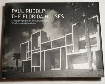 Vintage Paul Rudolph The Houses of Florida Architectural Book Black and White Photos Drawings